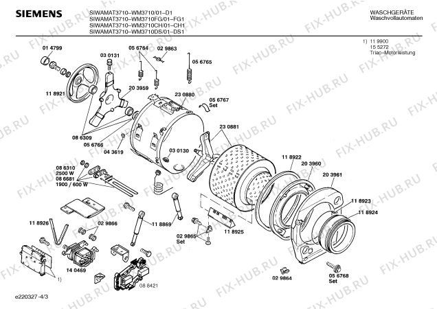 Схема №4 WM38010DS SIWAMAT PLUS 3801 с изображением Кронштейн для стиральной машины Bosch 00086307