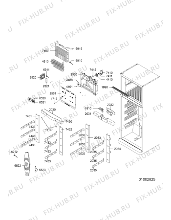 Схема №4 WTE 5243 A+ NFPW с изображением Панель для холодильника Whirlpool 480132100183