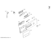Схема №5 WAB24260GB с изображением Панель управления для стиралки Bosch 00744385