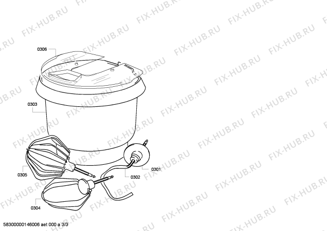 Схема №3 MUM4405JP Compact с изображением Переключатель для кухонного измельчителя Bosch 00619161