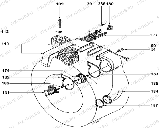 Схема №1 KWDI63113 (301955, LS6E) с изображением Нагревательный элемент для стиральной машины Gorenje 404613