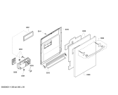 Схема №6 SE20S050EU Aqua Vario, @ с изображением Рамка для электропосудомоечной машины Siemens 00446184