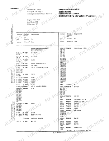 Взрыв-схема телевизора Siemens FC386 - Схема узла 06