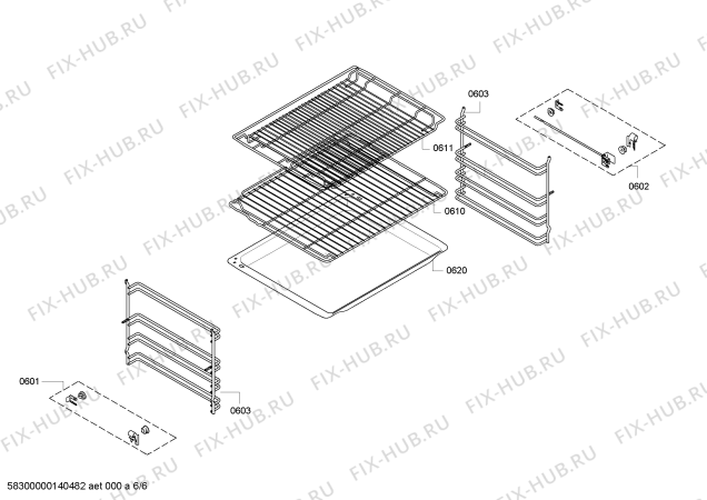 Схема №6 B15P42S0GB с изображением Панель управления для плиты (духовки) Bosch 00675276