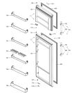 Схема №1 NRF7180AX (505563, HZZS44764) с изображением Затычка для холодильника Gorenje 273077