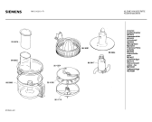 Схема №3 MCM2510 с изображением Крышка для кухонного измельчителя Siemens 00088970