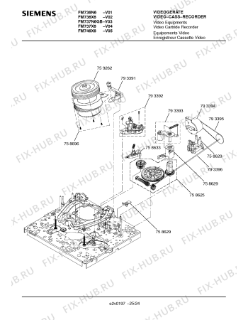 Схема №24 FM738V6 с изображением Диод для телевизора Siemens 00794291