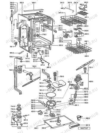 Схема №2 ADG 6970/1 IX с изображением Обшивка для посудомойки Whirlpool 481245373213