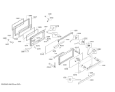 Схема №8 HBG6760S1F с изображением Корпус для духового шкафа Bosch 11002856