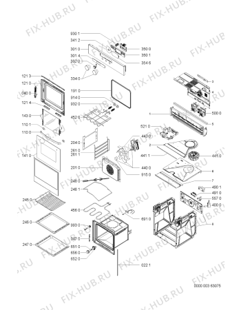 Схема №1 AKZ122/IX/01 с изображением Дисплей для плиты (духовки) Whirlpool 481213018672