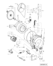 Схема №2 AWV 439/M с изображением Обшивка для стиралки Whirlpool 481245213823