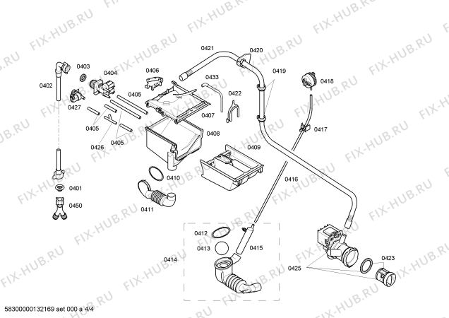 Схема №4 3TS60082A с изображением Панель управления для стиралки Bosch 00670077