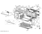 Схема №5 HSG736225M с изображением Крышка для духового шкафа Bosch 00712621