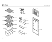 Схема №3 3FS2510 с изображением Дверь для холодильника Bosch 00236023