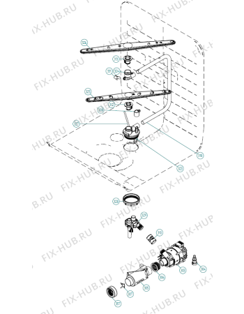 Схема №5 D5142 AU   -SS Bi (338845, DW70.5) с изображением Сенсорная панель для электропосудомоечной машины Gorenje 343130