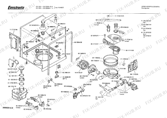 Схема №6 CG520045 с изображением Переключатель для посудомойки Bosch 00054001