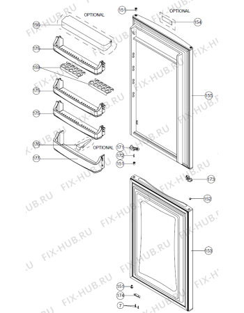 Взрыв-схема холодильника Upo RF121SX (377461, HZS35664) - Схема узла 03