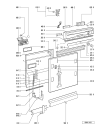 Схема №2 ADG 940 BL с изображением Панель для посудомойки Whirlpool 481245370267