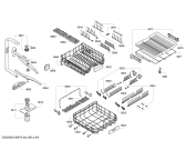 Схема №5 S41M86B2DE с изображением Передняя панель для электропосудомоечной машины Bosch 00703858