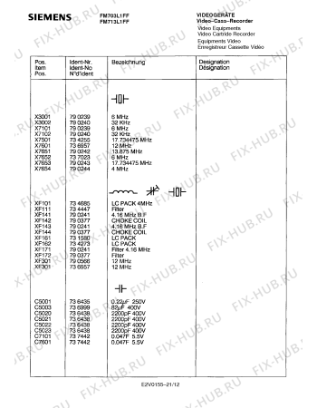 Схема №18 FM713L1FF с изображением Пульт дистанционного управления для видеотехники Siemens 00758244