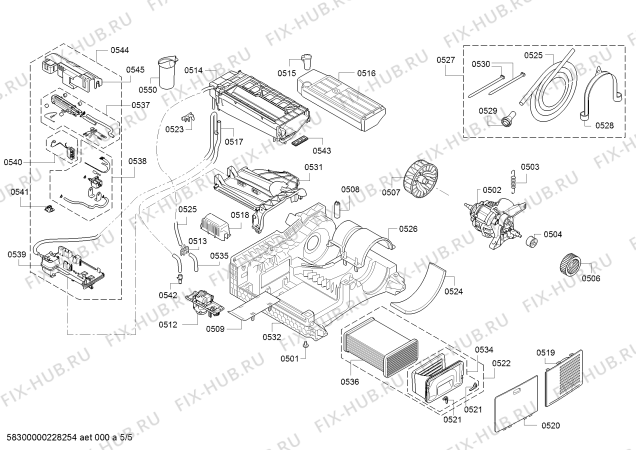 Схема №4 R8580X1GB с изображением Модуль управления для электросушки Bosch 00751112