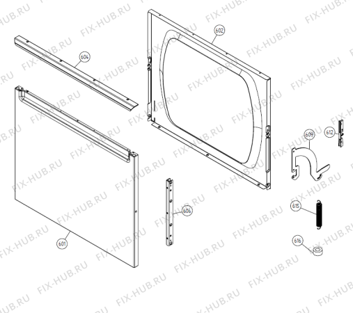 Взрыв-схема стиральной машины Gorenje PW5 pump with door BE   -Stainless #308641811 (900003557, WMC55BE) - Схема узла 06