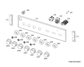 Схема №1 41906GT-WN с изображением Панель для плиты (духовки) Aeg 140047234012