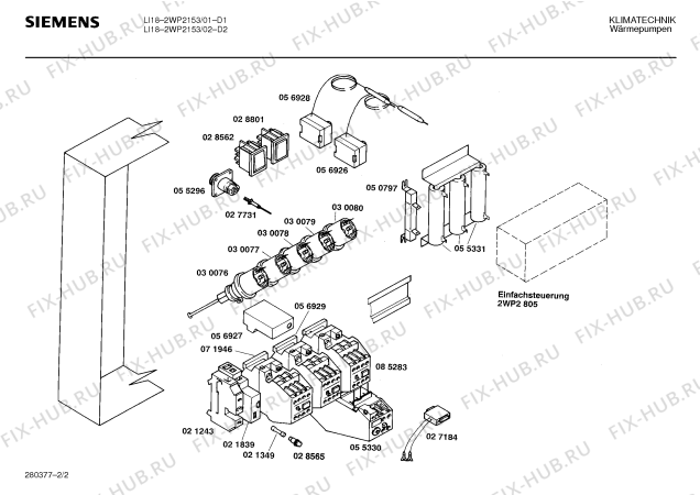 Взрыв-схема стиральной машины Siemens Ag 2WP2153 - Схема узла 02