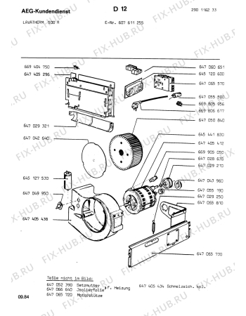 Взрыв-схема стиральной машины Aeg LTH9306 - Схема узла Electrical equipment 268