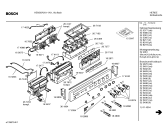 Схема №4 HEN5870 Bosch с изображением Панель управления для плиты (духовки) Bosch 00361864