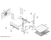 Схема №5 3HB516XP horn.balay.2d.indp.CFm.E0_TIF.pt_crr.inx с изображением Передняя часть корпуса для электропечи Bosch 00700340