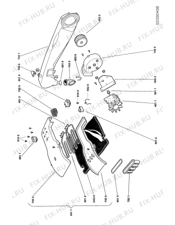 Схема №3 AWG 838-3 с изображением Обшивка для стиралки Whirlpool 481945328269