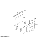Схема №5 3HF506XP Horno balay poliv.inox. multifuncion с изображением Внешняя дверь для плиты (духовки) Bosch 00477790