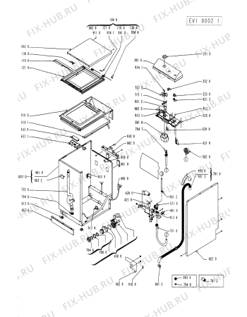 Схема №2 AWF 505 IG - PL/RU с изображением Декоративная панель для стиралки Whirlpool 481945319616