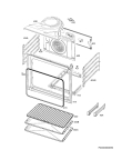 Схема №5 EE5501301M с изображением Обшивка для плиты (духовки) Aeg 5619076622