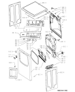 Схема №2 TRA 63500 с изображением Обшивка для сушилки Whirlpool 481245211414