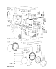 Схема №1 WAK 9899 с изображением Блок управления для стиральной машины Whirlpool 481221470598