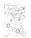 Схема №1 WAK 9899 с изображением Обшивка для стиральной машины Whirlpool 480111100513