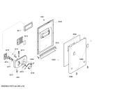 Схема №5 SF64M330GB с изображением Боковая часть корпуса для посудомойки Bosch 00683927
