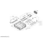 Схема №7 SX858D00PE StudioLine с изображением Корзина для посуды для электропосудомоечной машины Siemens 00777334