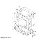 Схема №4 B6784N0 с изображением Болт для духового шкафа Bosch 00611590