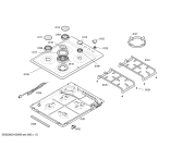 Схема №2 T2164N0EU Neff с изображением Варочная панель для духового шкафа Bosch 00475215