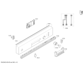 Схема №5 SMI40D55EU AquaStop с изображением Панель управления для посудомоечной машины Bosch 00741744