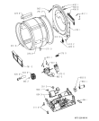 Схема №2 AWZ 220 с изображением Часовой механизм для сушилки Whirlpool 480112100243