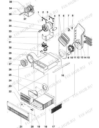 Схема №2 S840CNL (F013746) с изображением Ящичек для духового шкафа Indesit C00051661