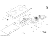Схема №1 3EB712LR с изображением Стеклокерамика для плиты (духовки) Bosch 00689141
