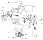 Схема №4 WT63090 (242708, MAEN02052112121) с изображением Электромотор для стиральной машины Gorenje 451405