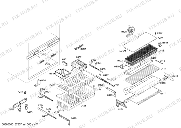 Схема №6 T36BT71FS с изображением Стеклопанель для холодильника Bosch 00682303