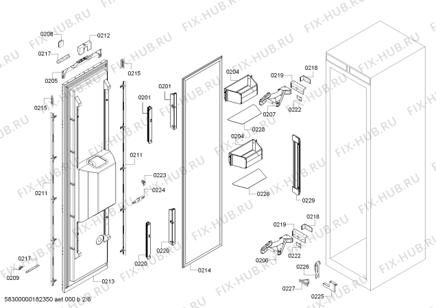Схема №5 RW414301 Gaggenau с изображением Инвертор для холодильника Bosch 12021328