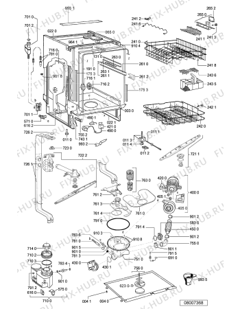 Схема №2 GSIS 6522/1 IN с изображением Панель для посудомойки Whirlpool 481245373748